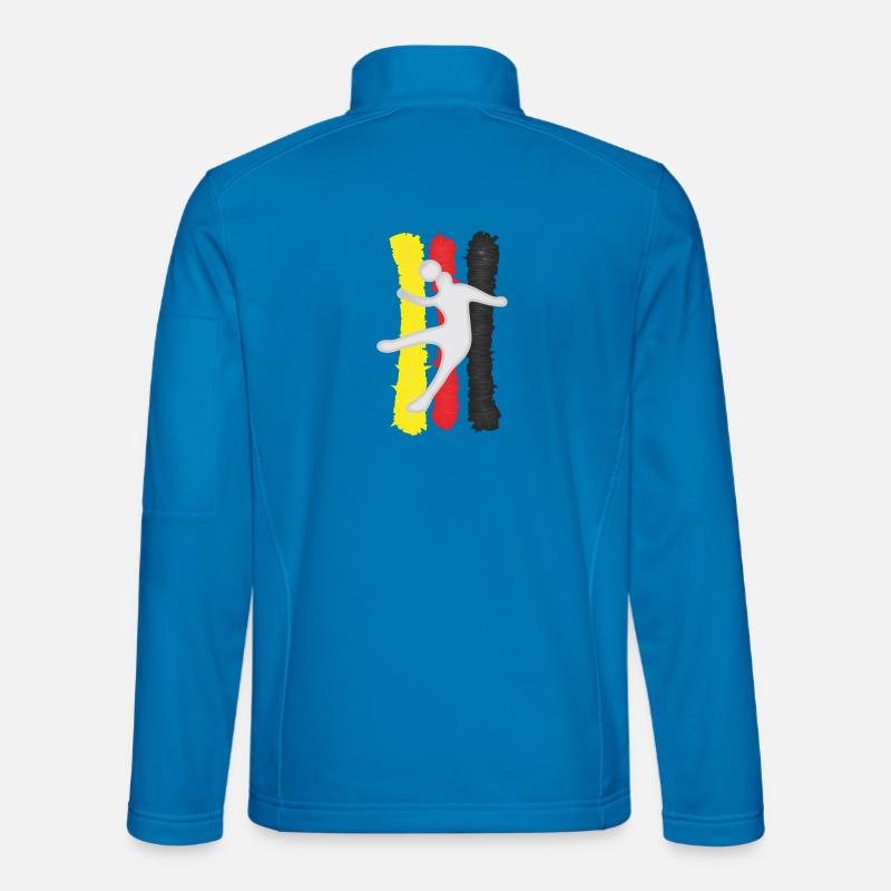 Soccer Logo - Unisex Softshell Jacket - light blue