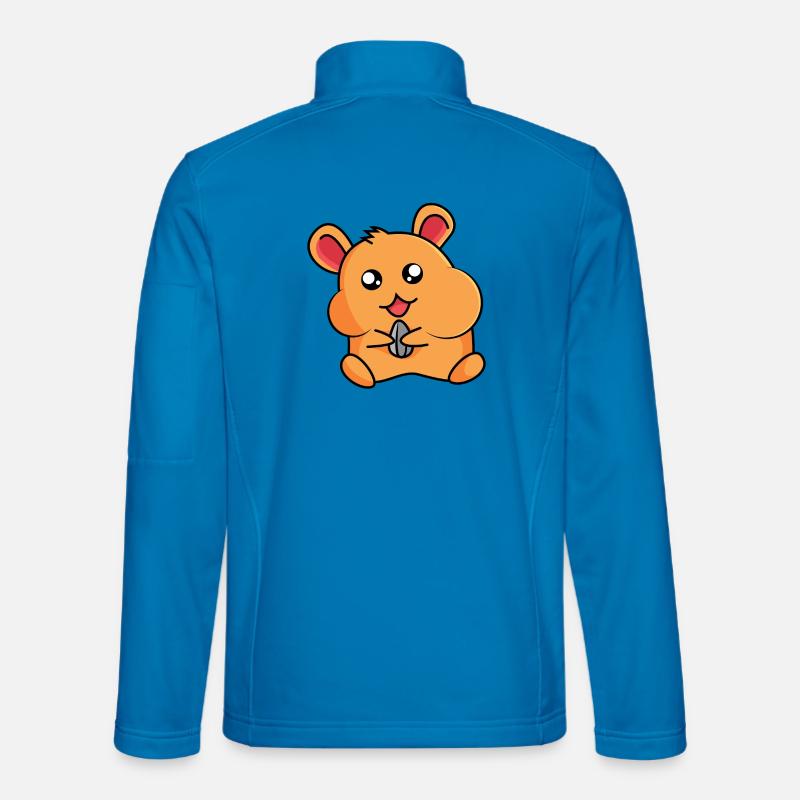 Hamster beim Hamstern Unisex Softshelljacke