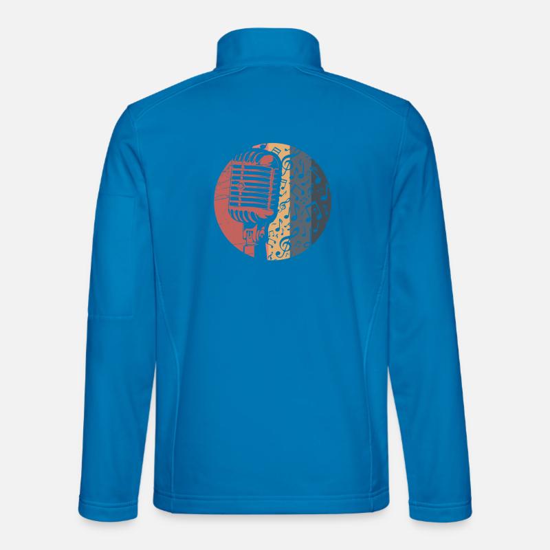 Mikrofon - Unisex Softshelljacke - Lichtblau