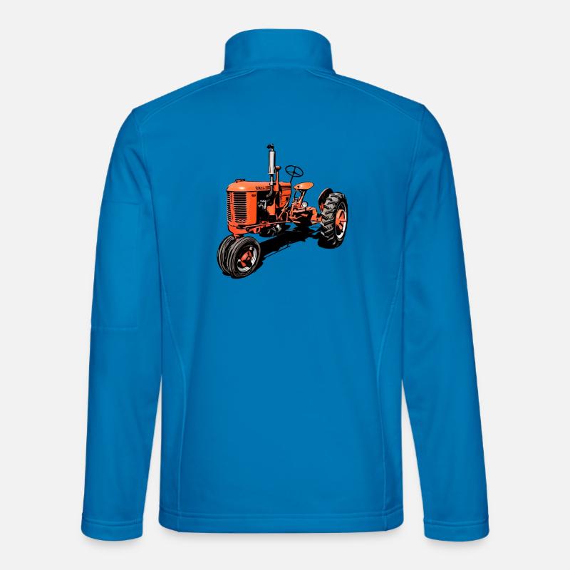 Case VAC Traktor - Unisex Softshelljacke - Lichtblau
