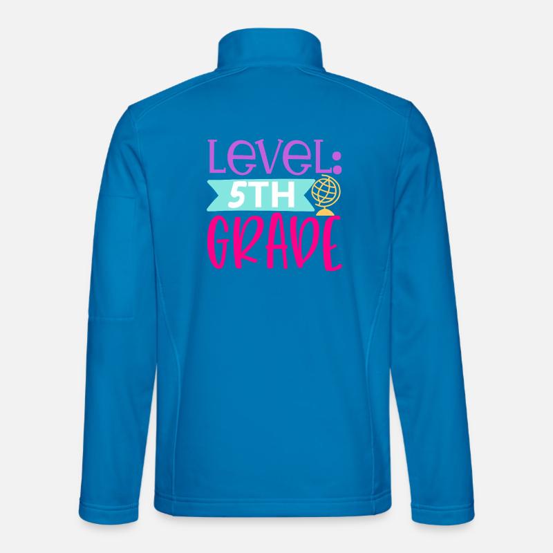 Stufe 5. Klasse - Unisex Softshelljacke - Lichtblau