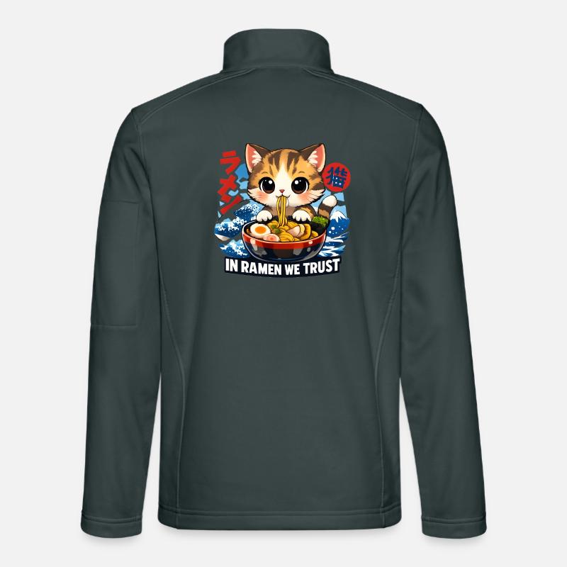 Ramen Cat Unisex Softshell Jacket