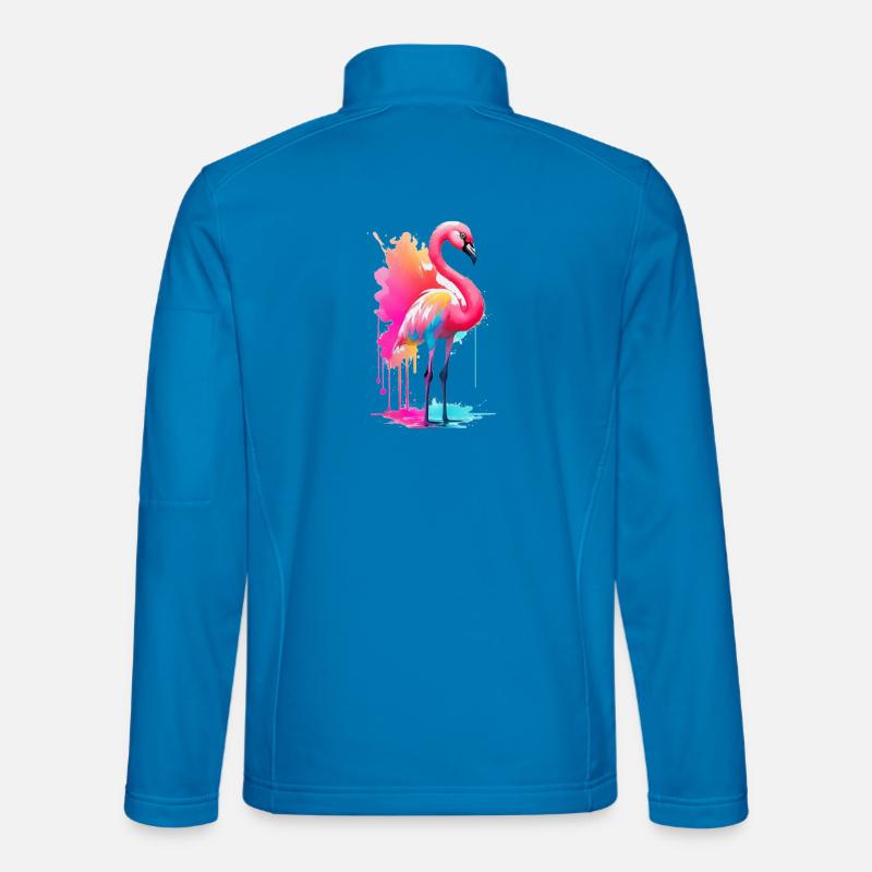 Flamingo - Unisex Softshell Jacket - light blue