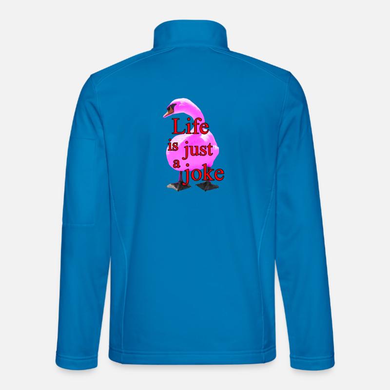 Schwan - Unisex Softshelljacke - Lichtblau