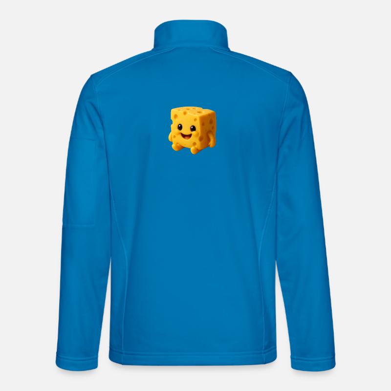 Caractère fromager au visage amical Veste en tissu softshell Unisexe