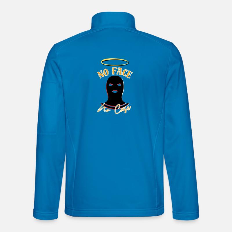 Pas de visage, pas d’étui - Veste en tissu softshell Unisexe - bleu clair