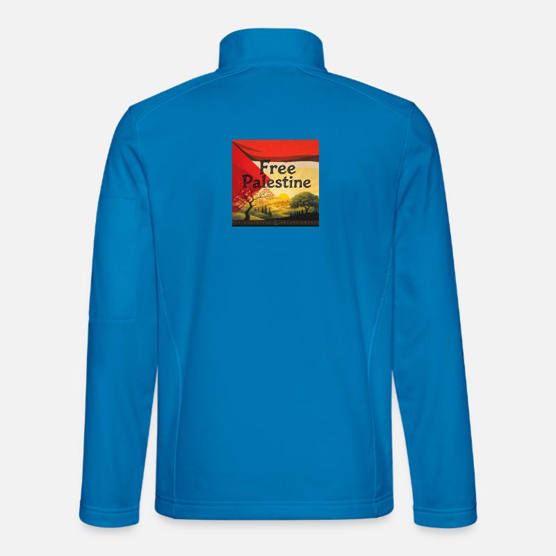 Palestine - Unisex Softshell Jacket - light blue