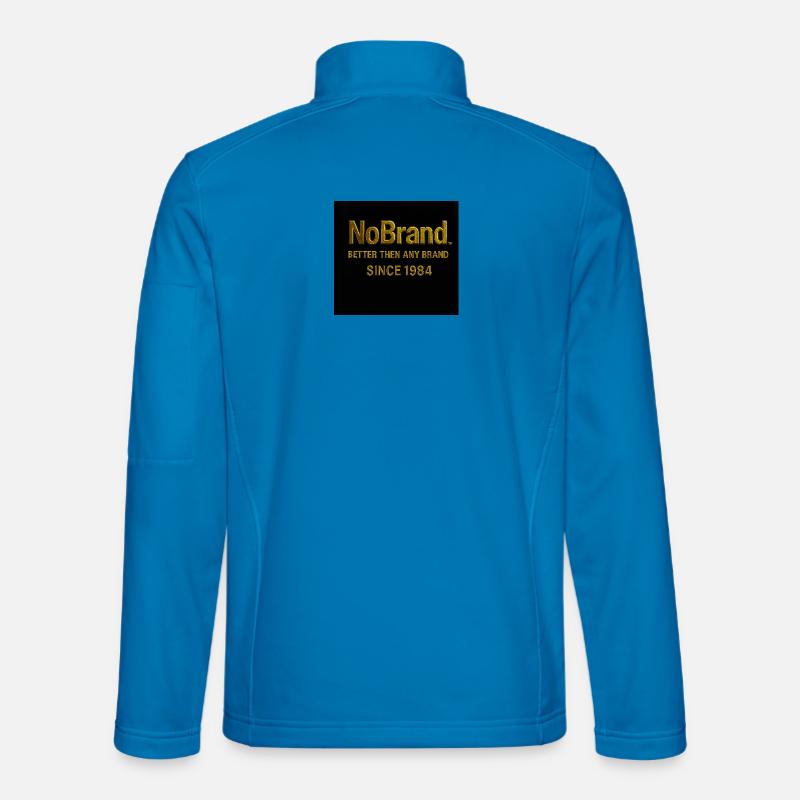 NoBrand 1984 goldenes Textdesign - Unisex Softshelljacke - Lichtblau
