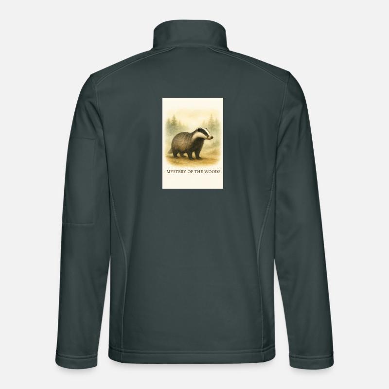 Le mystère du blaireau de forêt Veste en tissu softshell Unisexe