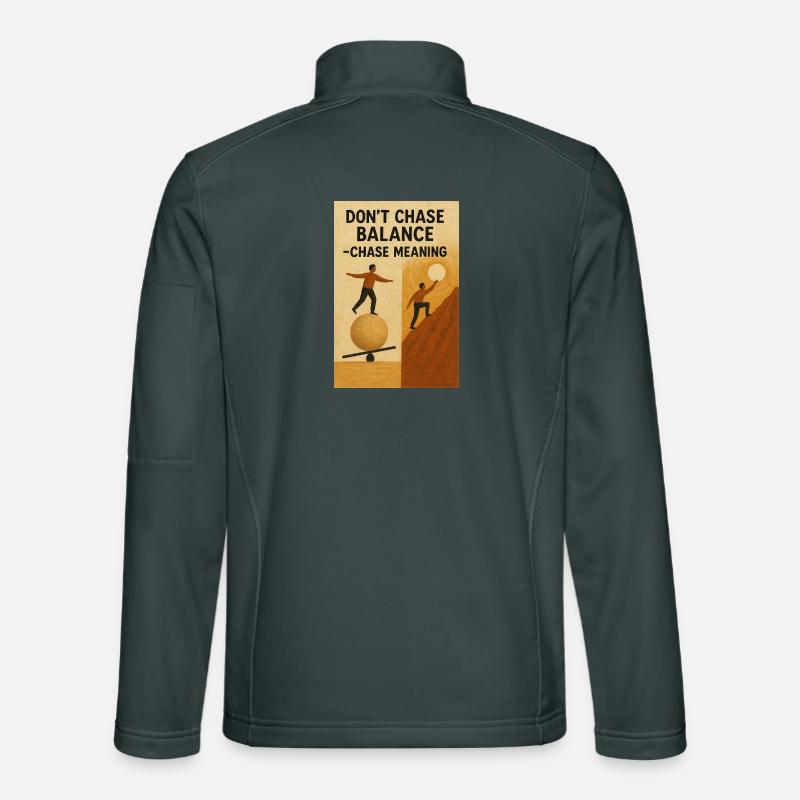 Equilibrium Search for Meaning Unisex Softshell Jacket