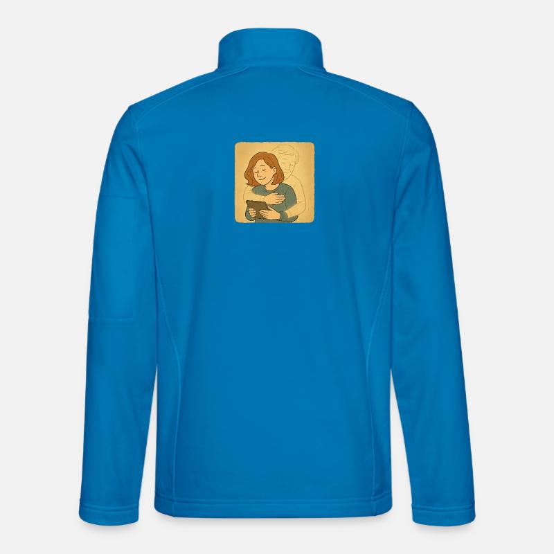 Virtual hug for me Unisex Softshell Jacket