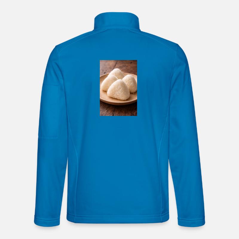 Boules de riz onigiri style japonais Veste en tissu softshell Unisexe