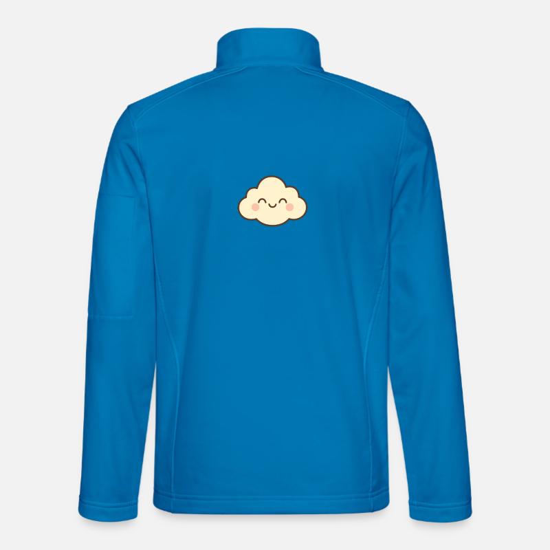 Cloud Sweet Smile - Unisex Softshelljacke - Lichtblau