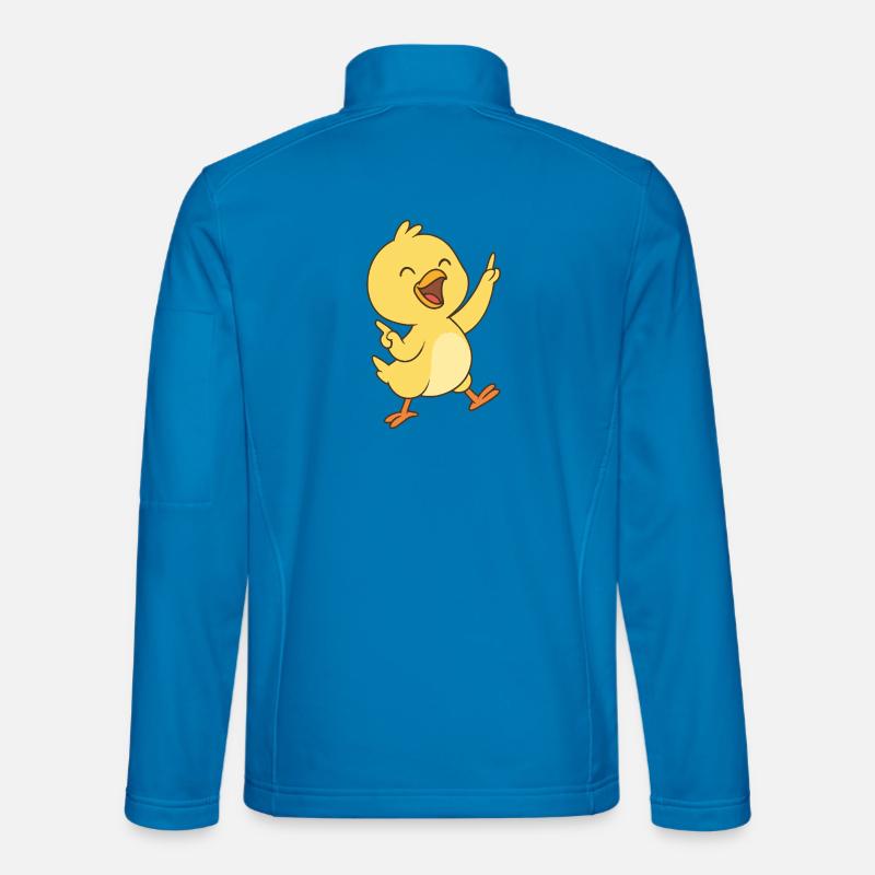 Happy Chick Dance - Unisex Softshell Jacket - light blue