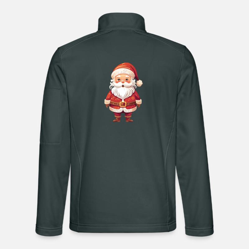 Fröhlicher Weihnachtsmann Unisex Softshelljacke