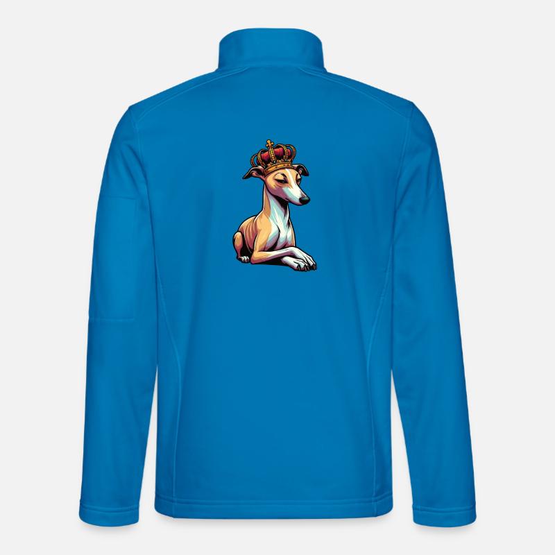 Whippet Greyhound Whippets Propriétaire de lévrier - Veste en tissu softshell Unisexe - bleu clair
