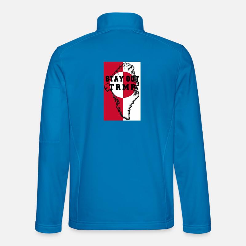 Grönland Stay Out TRMP - Unisex Softshelljacke - Lichtblau