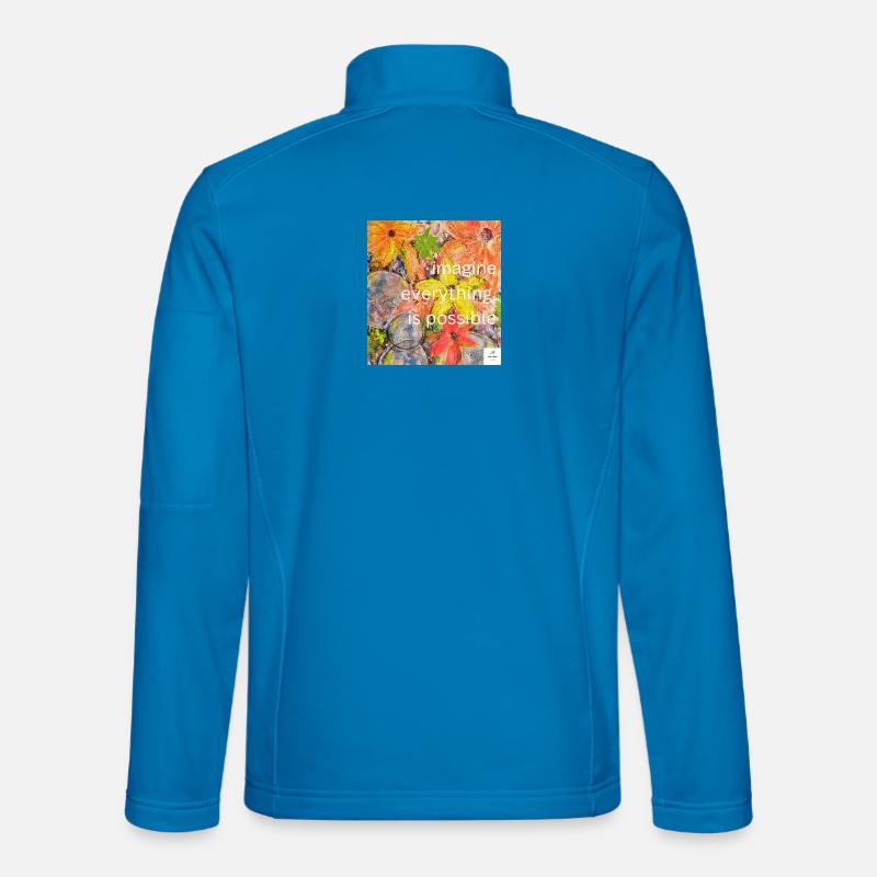 imagine everything is possible I statementstyle - Unisex Softshell Jacket - light blue