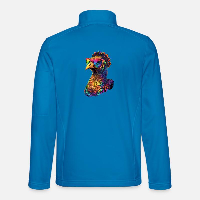 Dinde Poules Oiseaux Dinde Veste en tissu softshell Unisexe