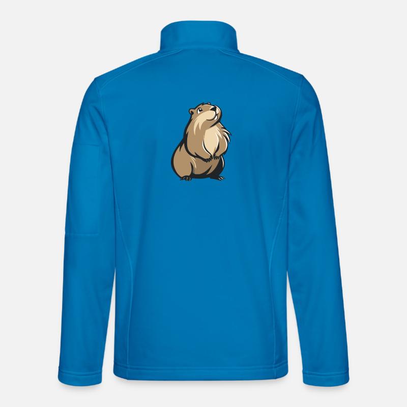 Marmotte mignonne Veste en tissu softshell Unisexe