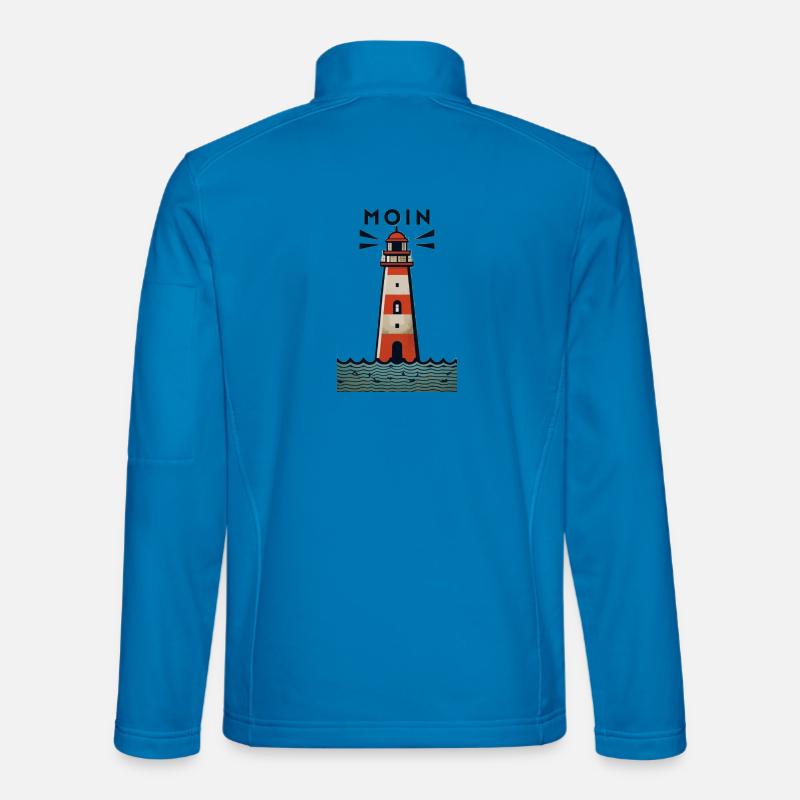 Leuchtturm - Unisex Softshelljacke - Lichtblau