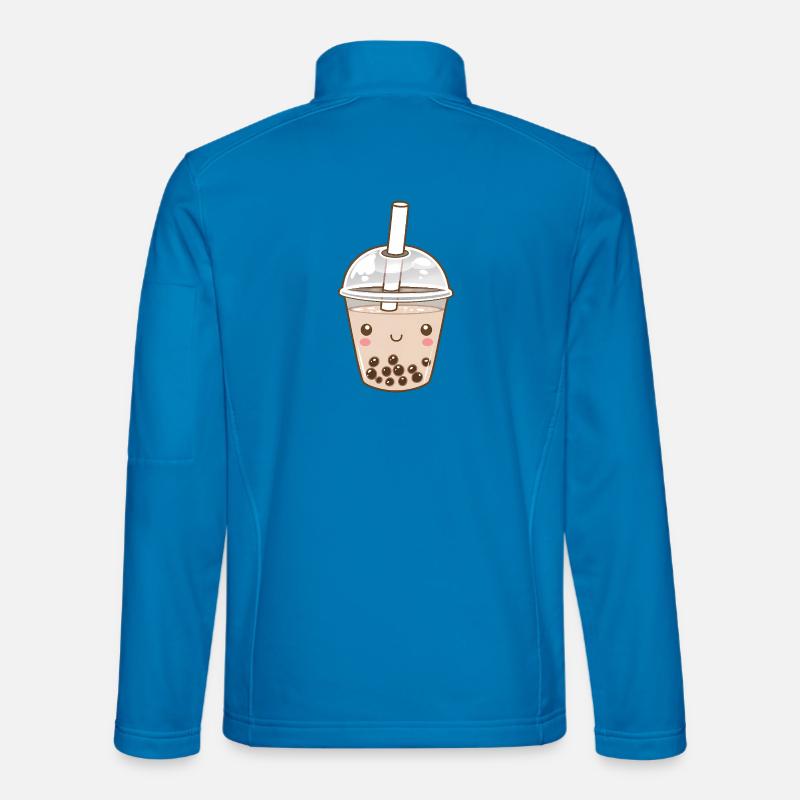 Kawaii Bubble Tea - Unisex Softshell Jacket - light blue