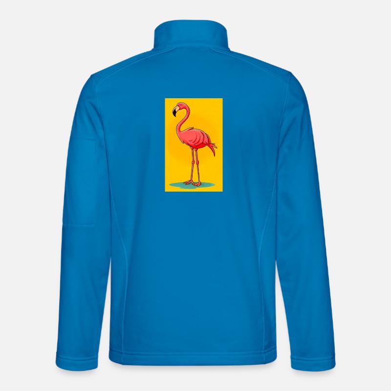flamingo - Unisex Softshell Jacket - light blue