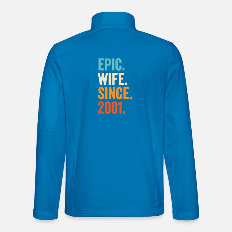 Epische Ehefrau seit 2001 Unisex Softshelljacke