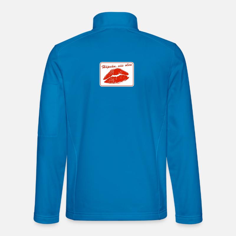 Ich schäme mich, also bin ich es - Unisex Softshelljacke - Lichtblau