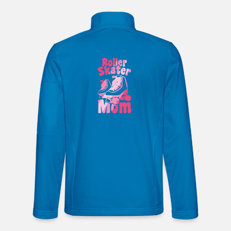 Rollschuhläufer Mama - Unisex Softshelljacke - Lichtblau