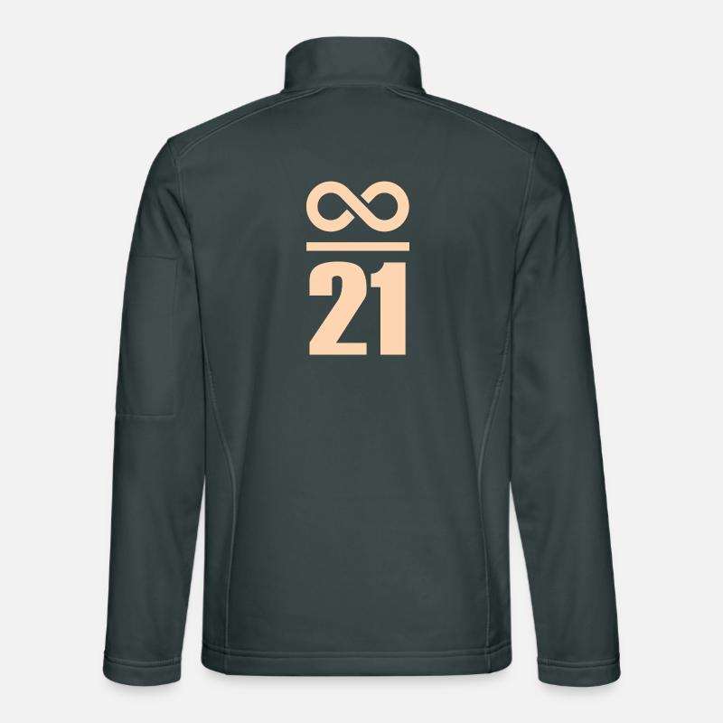 Infinite by 21 million Bitcoin Infinity Unisex Softshell Jacket