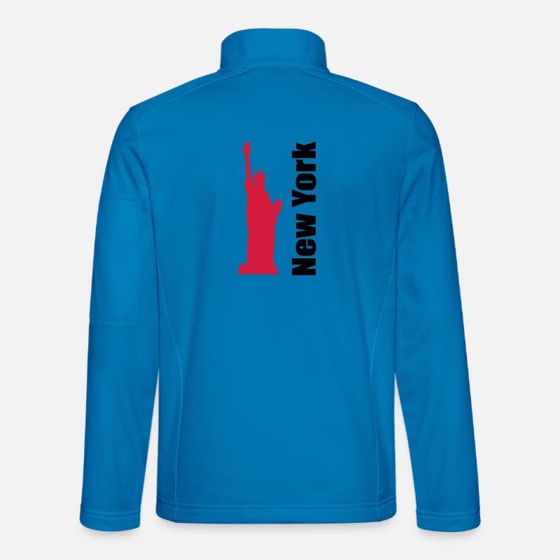 new York - Unisex Softshell Jacket - light blue