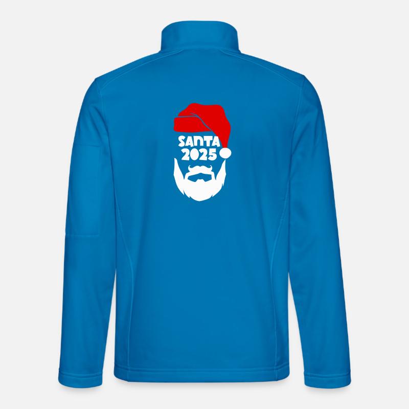 Santa 2025 Silhouette Tee - Unisex Softshelljacke - Lichtblau