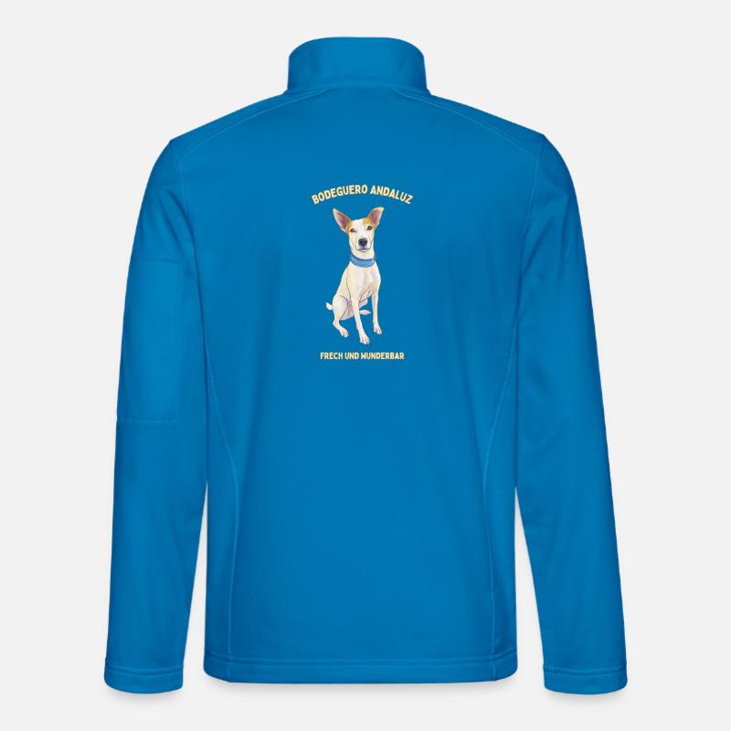 Bodeguero Andaluz Hundemotiv - Unisex Softshelljacke - Lichtblau