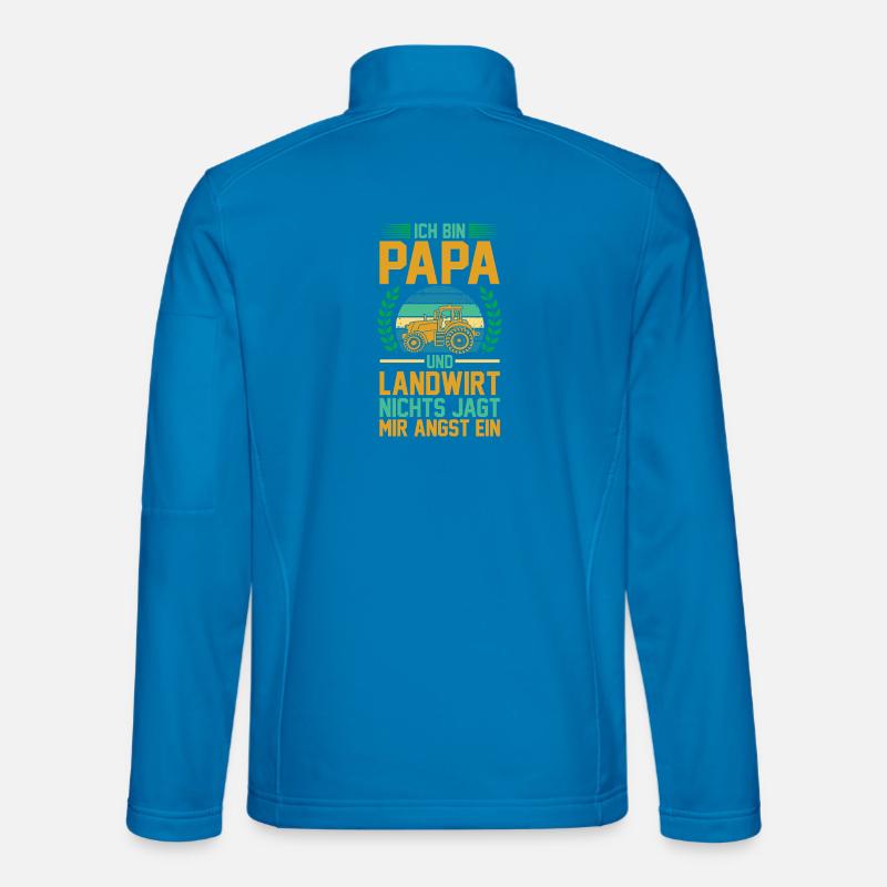 I'm a dad and a farmer Nothing scares me Unisex Softshell Jacket