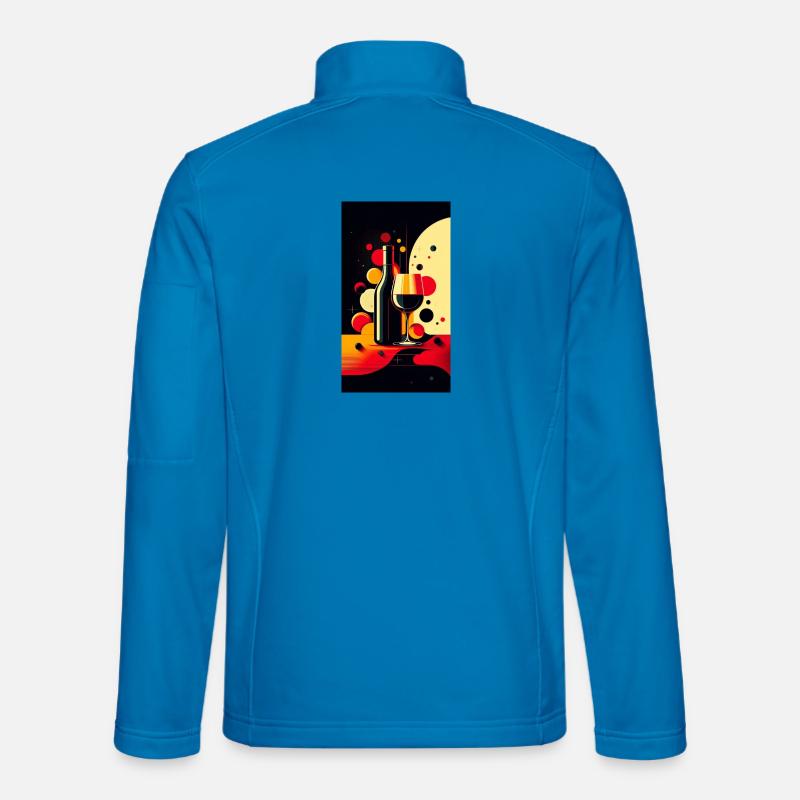 Wein 2 2 - Unisex Softshelljacke - Lichtblau