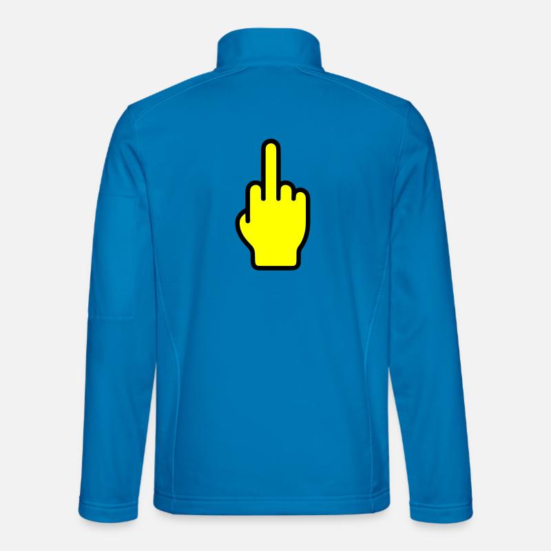 Mittelfinger Symbol Unisex Softshelljacke