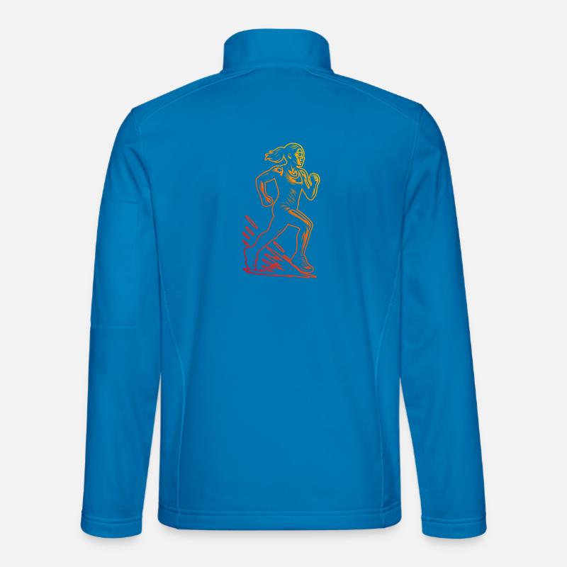 Statement für alle Rennen - Unisex Softshelljacke - Lichtblau