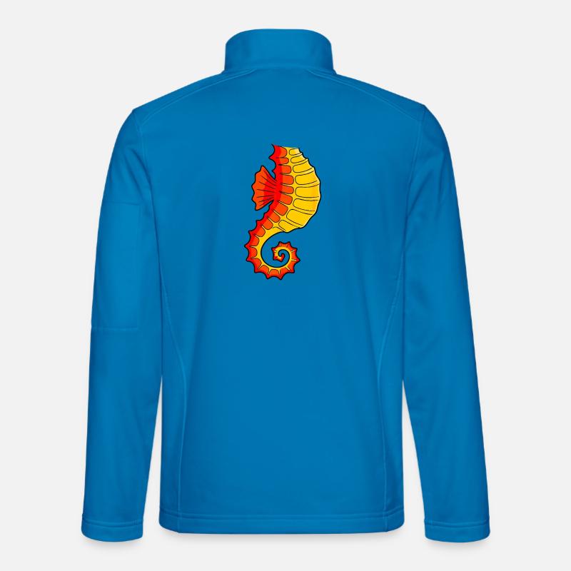 Seahorse - Unisex Softshelljacke - Lichtblau