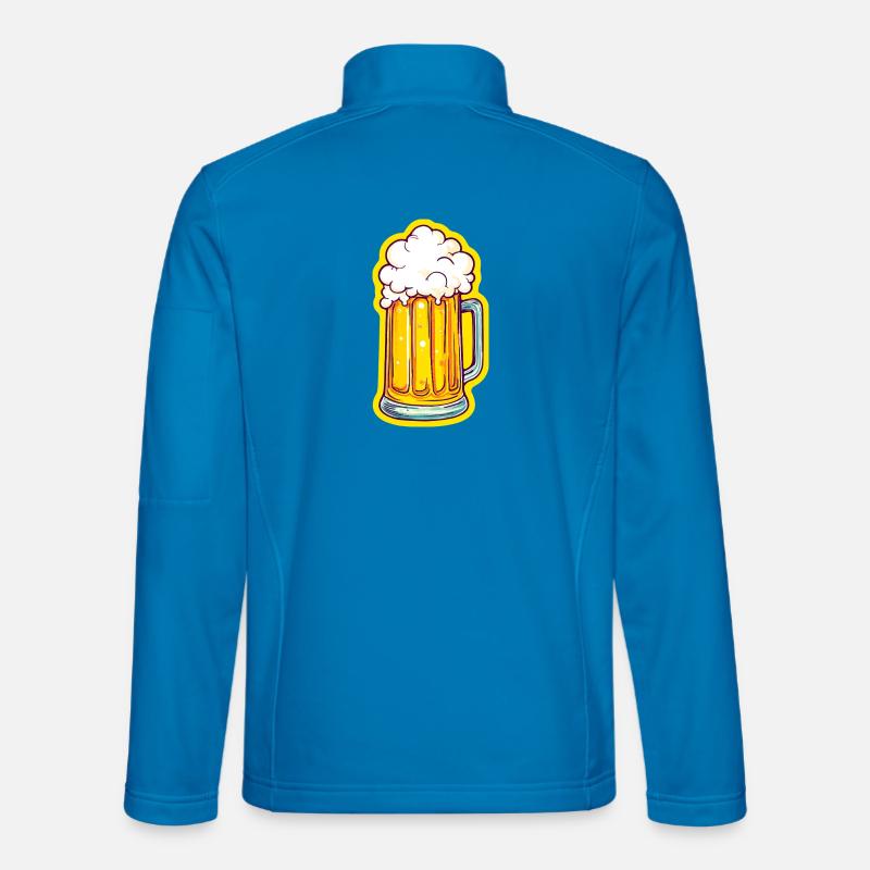 Bier Prost Bierglas Bierkrug Unisex Softshelljacke