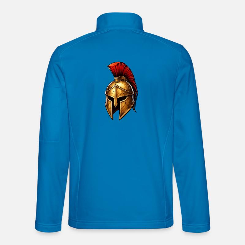 Spartan Knight's Helm - Unisex Softshell Jacket - light blue