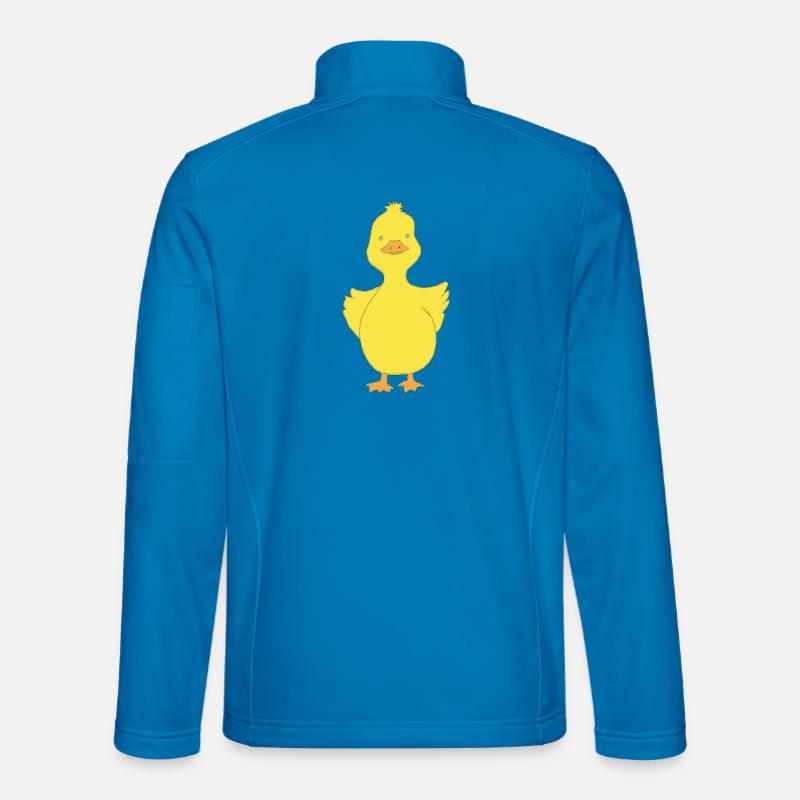 ente lustig - Unisex Softshelljacke - Lichtblau