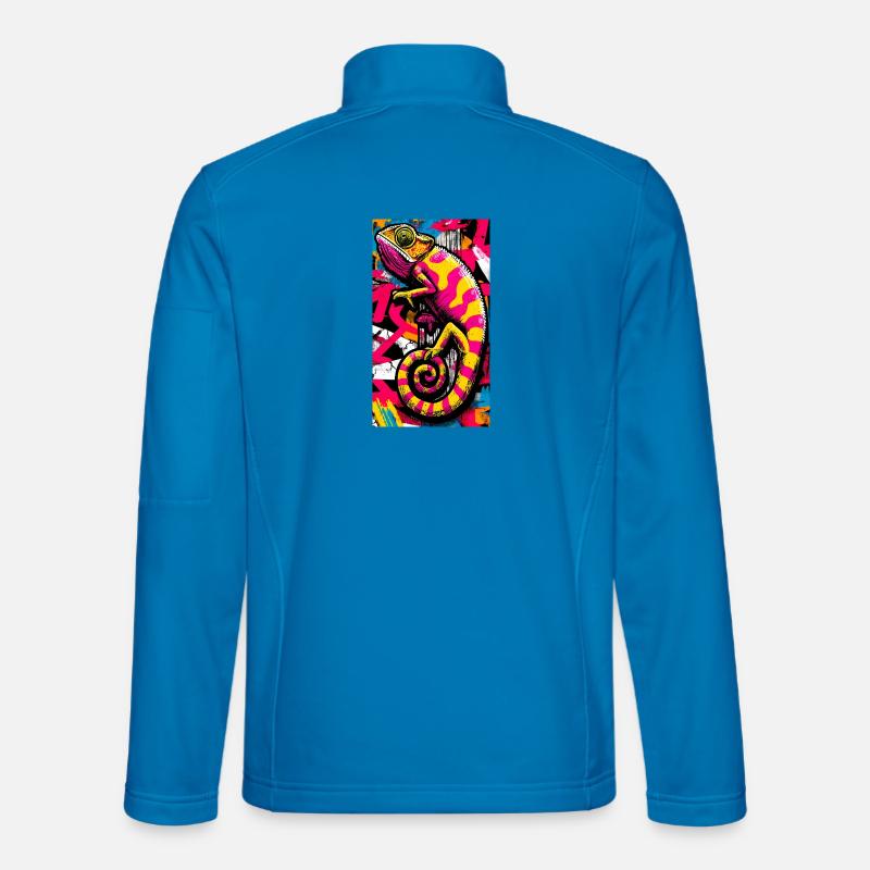 Chamäleon - Unisex Softshelljacke - Lichtblau