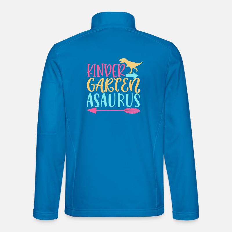 Kindergartenasaurus - Dinosaur Nursery - Unisex Softshell Jacket - light blue