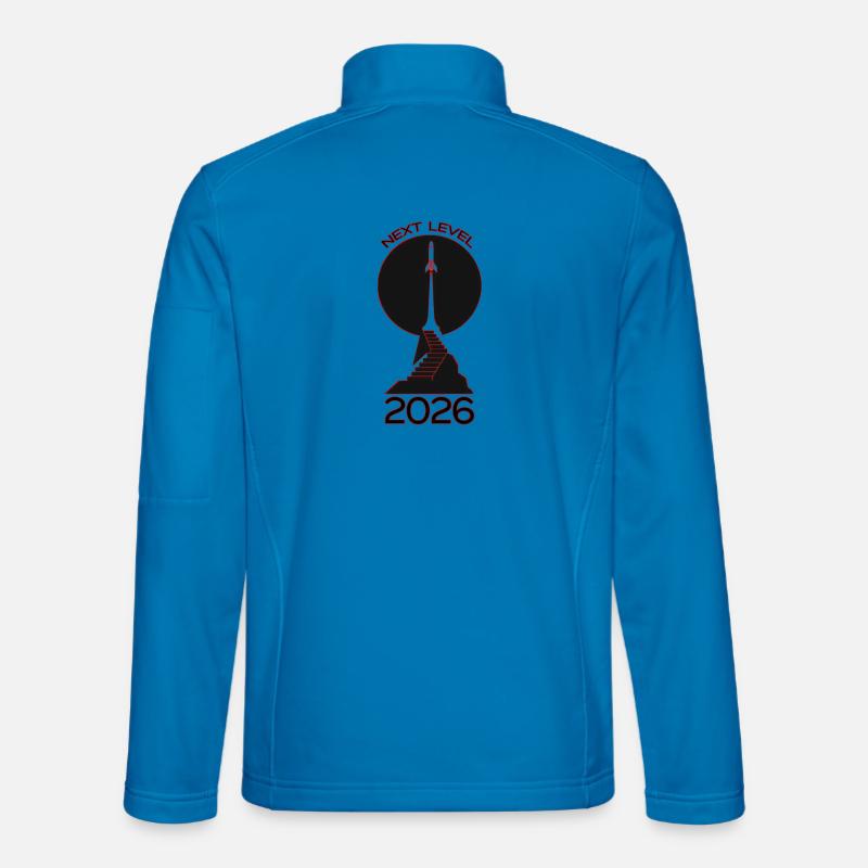Next Level 2026 Rakete - Unisex Softshelljacke - Lichtblau