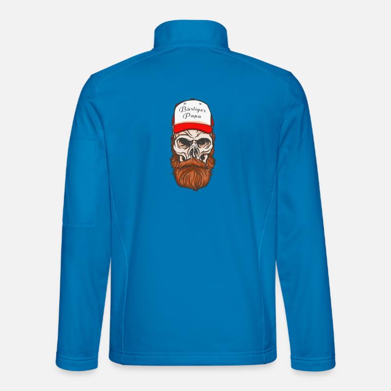 Bearded Dad - Unisex Softshell Jacket - light blue