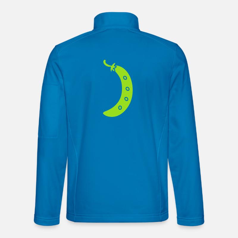 Französische Bohne - Unisex Softshelljacke - Lichtblau