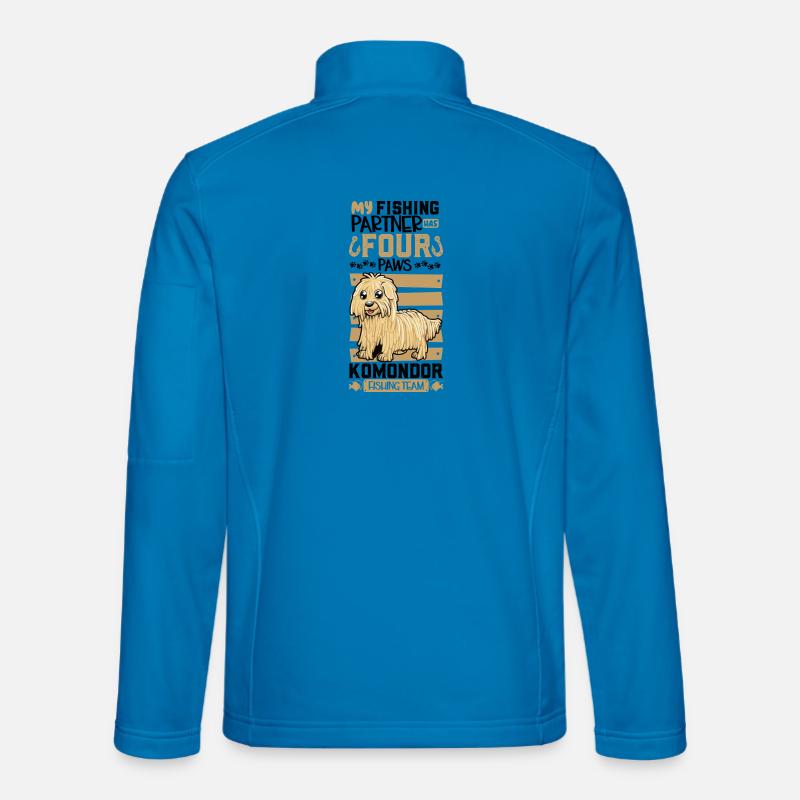 Pêche et Komondor Veste en tissu softshell Unisexe