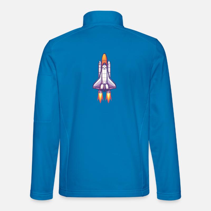 Cosmos Rocket Neon Edition Unisex Softshell Jacket
