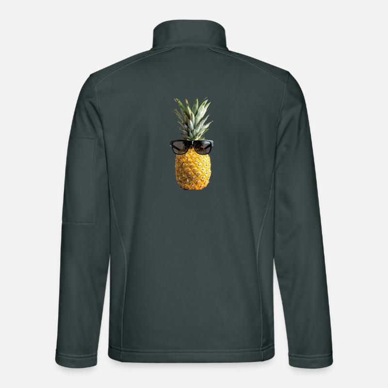 Pineapple with sunglasses Unisex Softshell Jacket